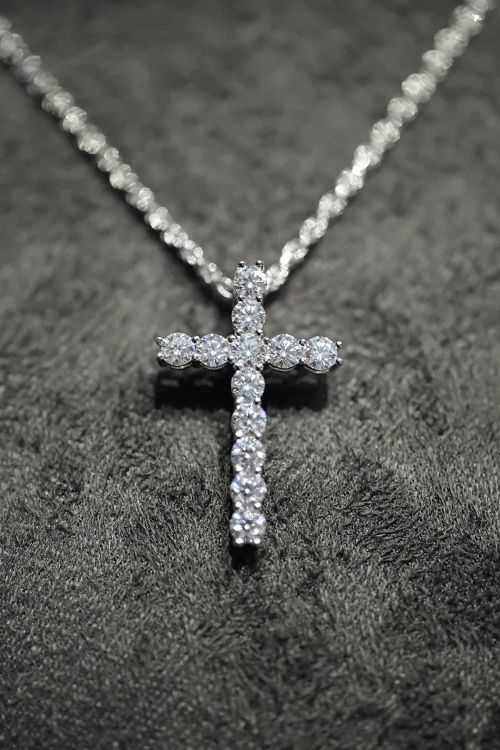 Stone Cross pendant